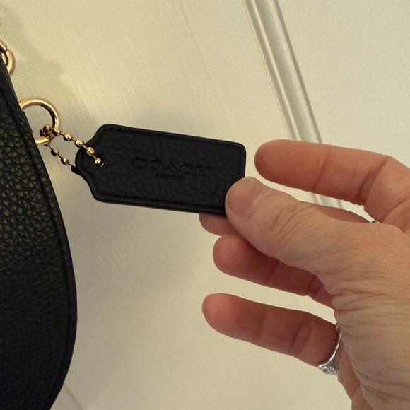 Coach Black Pebbled Leather Crossbody Bag - Picture 5 of 11